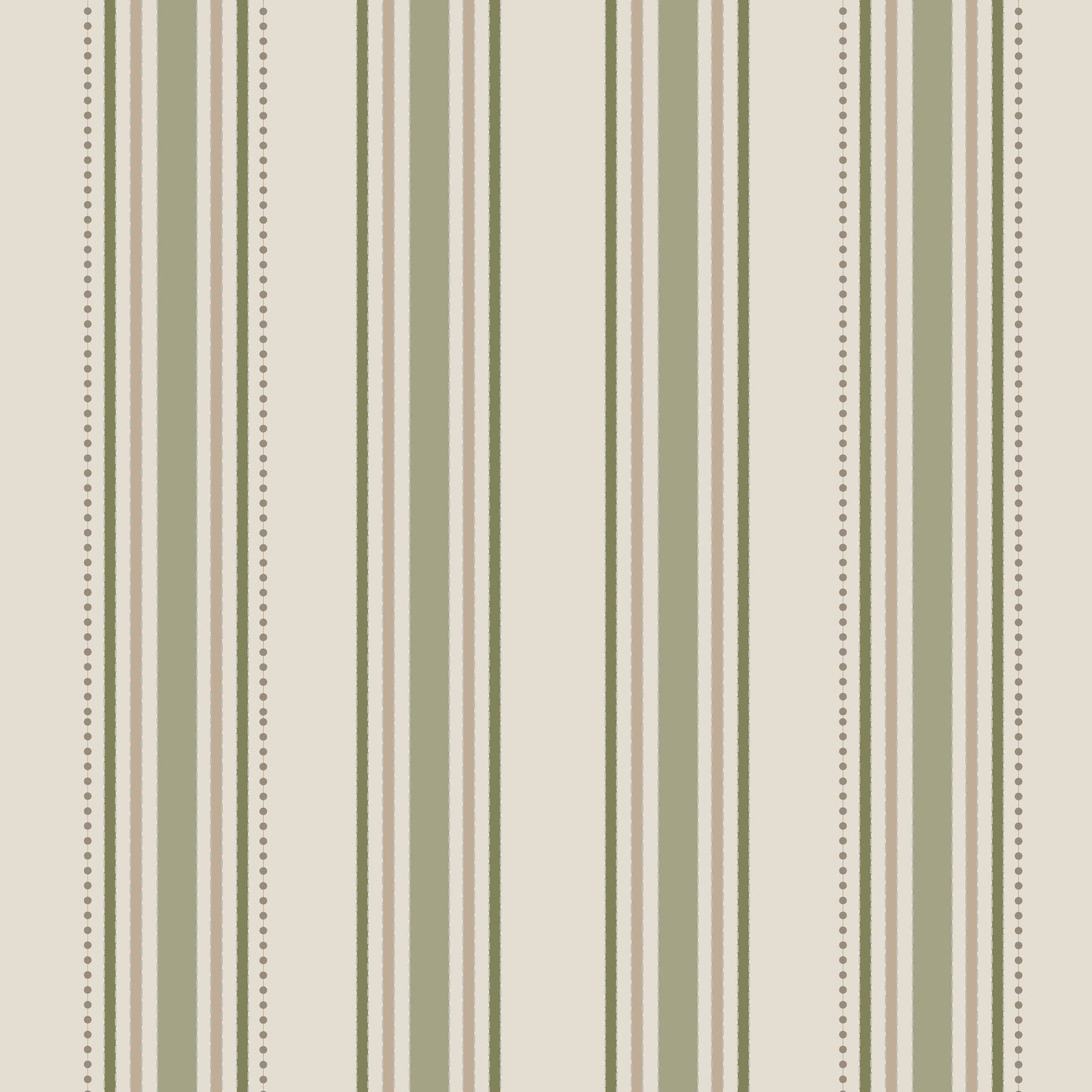 Coastal Stripe Wallpaper in Green