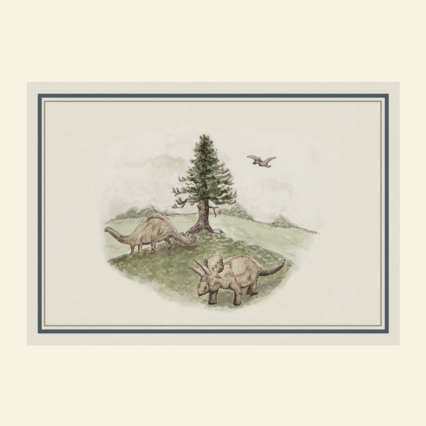 Dinosaur Discovery Children's Art Print