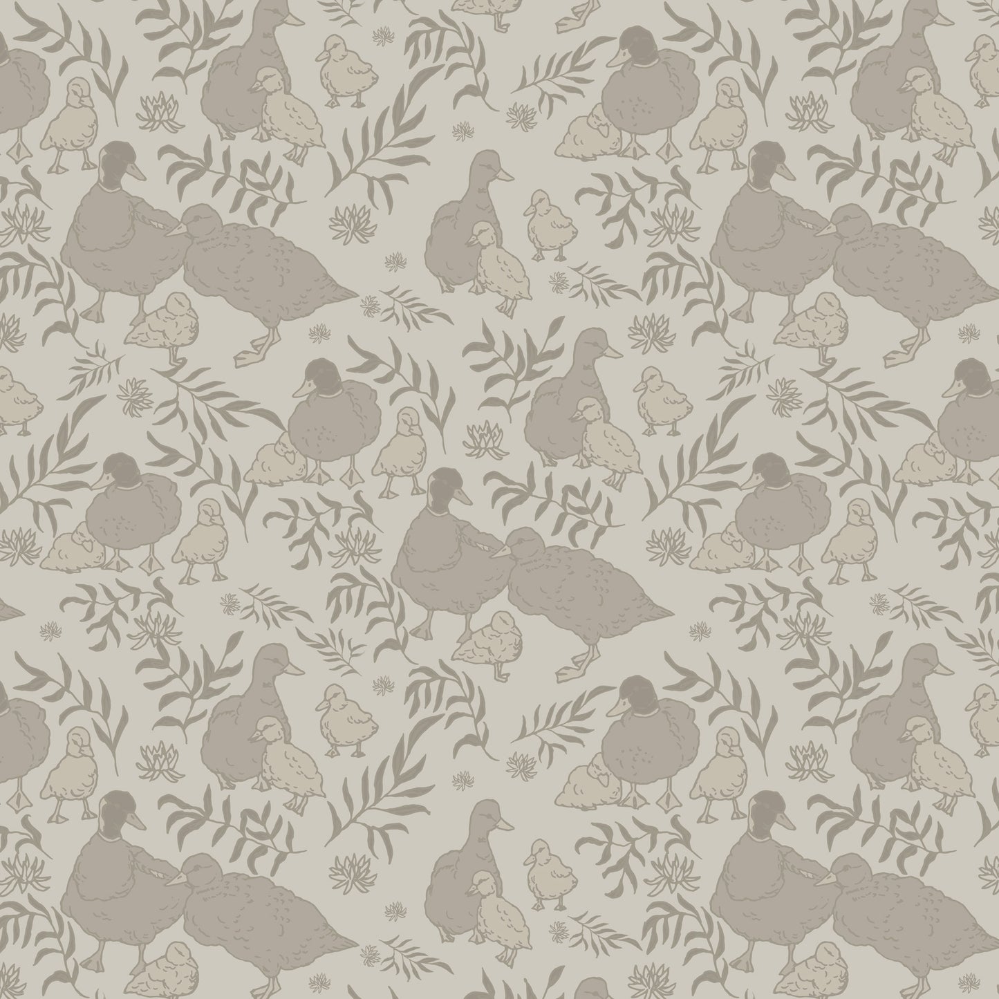 Little Duck Family Wallpaper