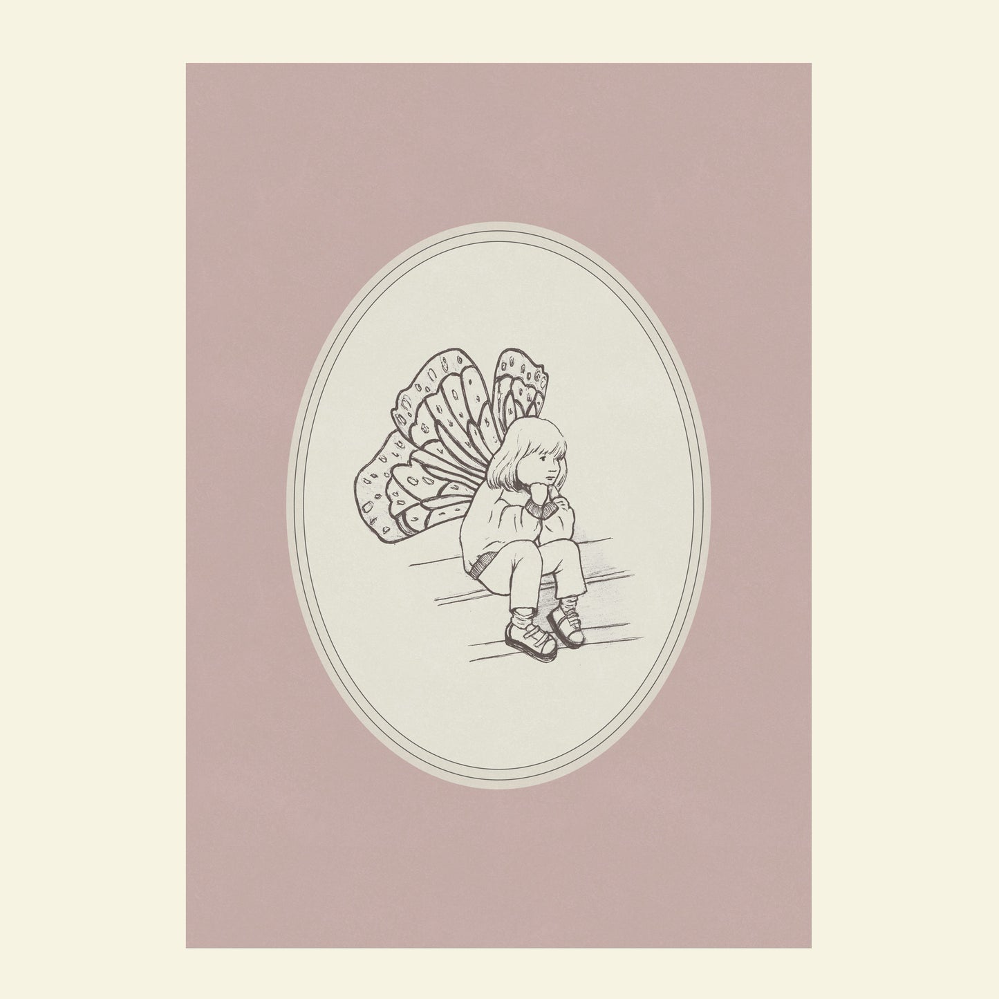 Fairy Girl Children's Art Print - Magical Nursery Wall Decor