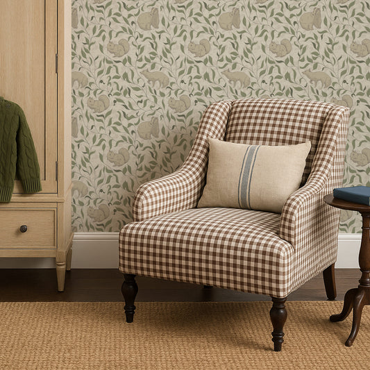 Tanglewood Wallpaper in Shade Linen