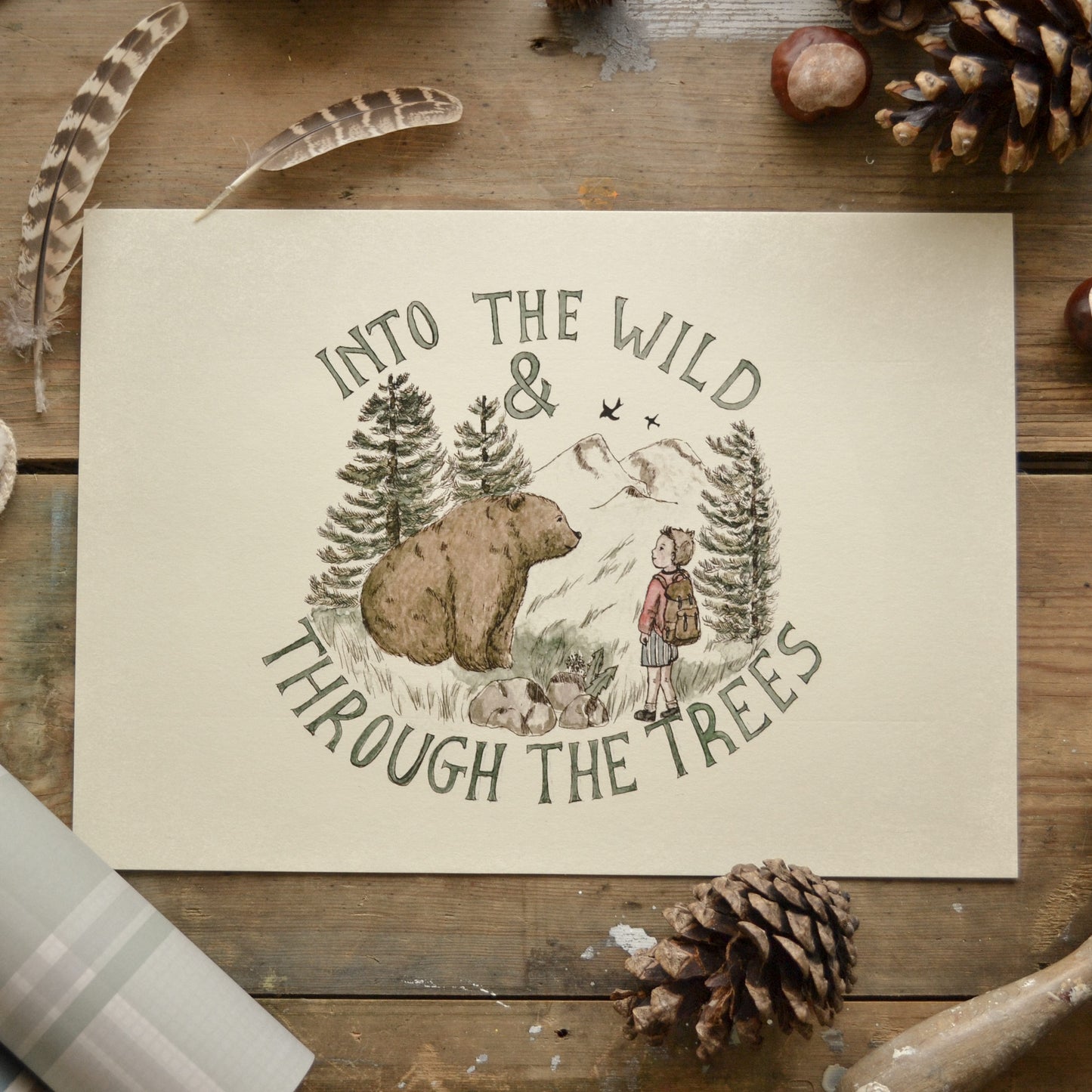 Into The Wild Children's Art Print