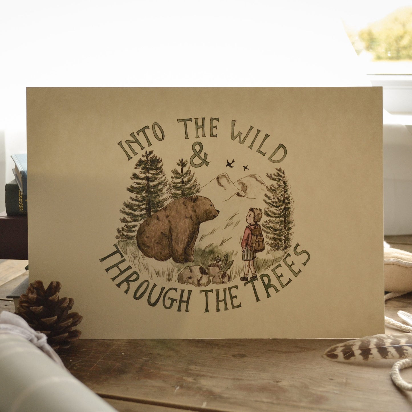 Into The Wild Children's Art Print