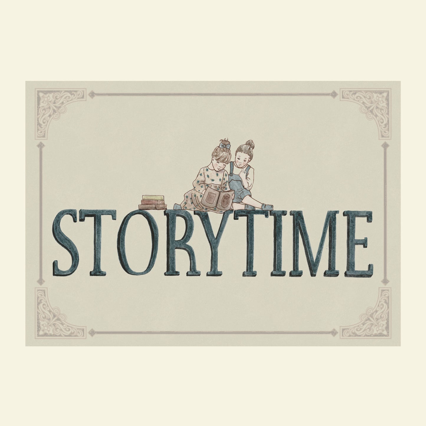 Storytime Children's Art Print