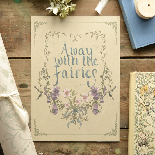 Away With The Fairies Children's Art Print