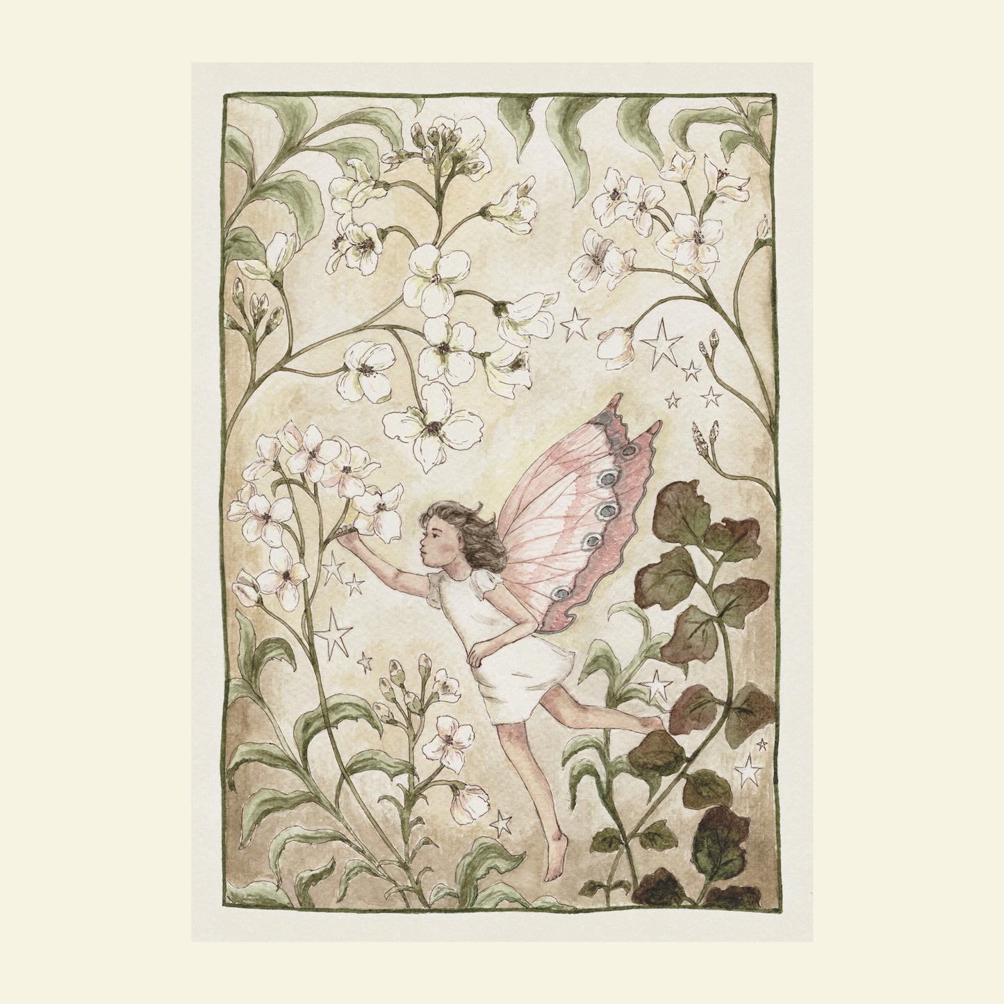 Cuckoo Flower Fairy Children's Art Print