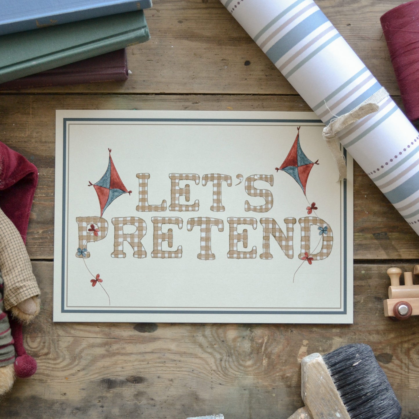 Let's Pretend Children's Art Print
