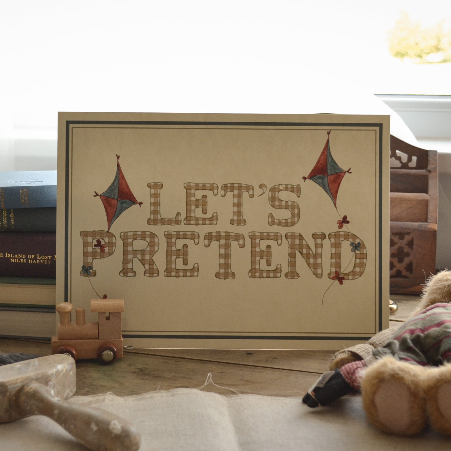 Let's Pretend Children's Art Print
