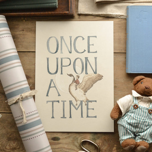 Once Upon a Time Children's Art Print