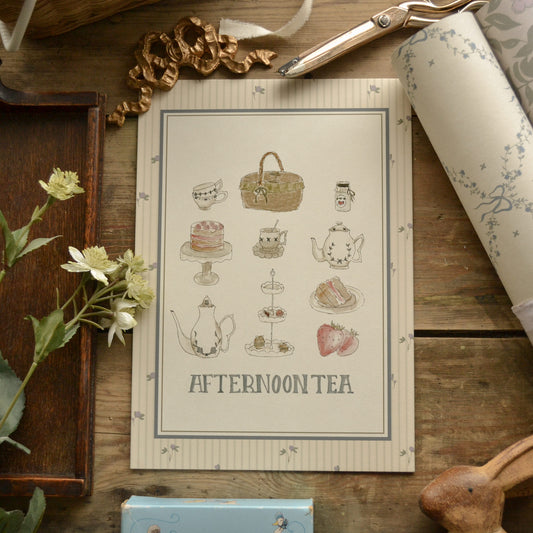 Afternoon Tea Children's Wall Art Print